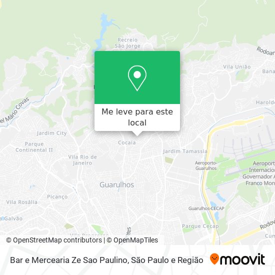 Bar e Mercearia Ze Sao Paulino mapa
