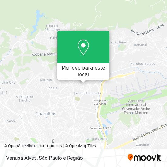 Vanusa Alves mapa