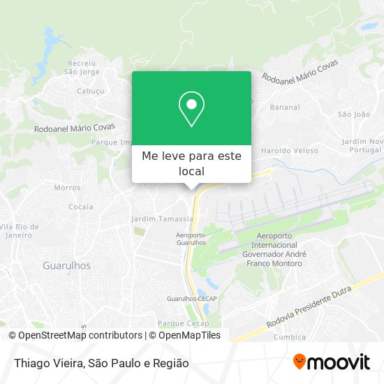 Thiago Vieira mapa