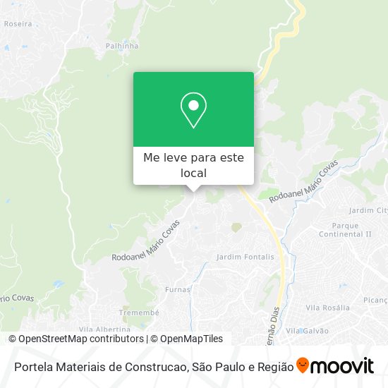 Portela Materiais de Construcao mapa