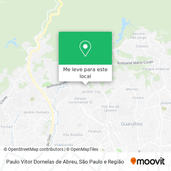 Paulo Vitor Dornelas de Abreu mapa