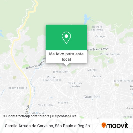 Camila Arruda de Carvalho mapa