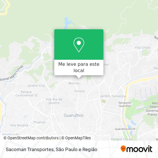 Sacoman Transportes mapa