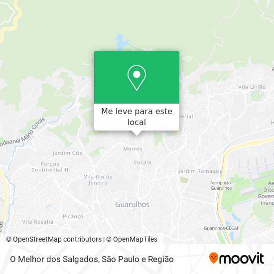 O Melhor dos Salgados mapa