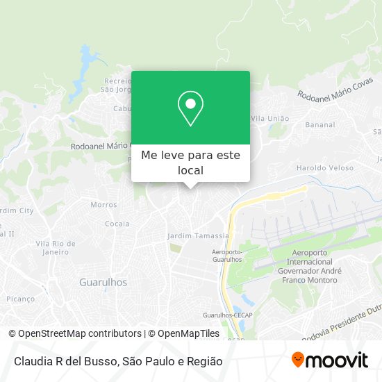 Claudia R del Busso mapa
