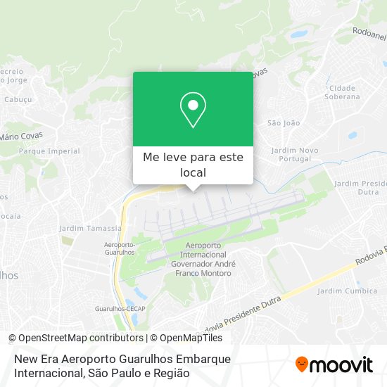 New Era Aeroporto Guarulhos Embarque Internacional mapa