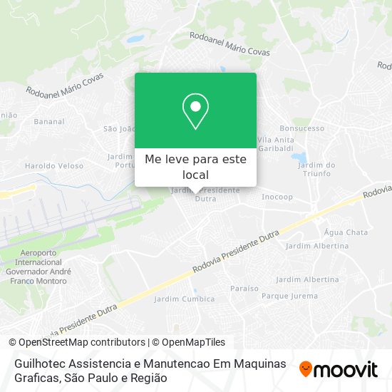 Guilhotec Assistencia e Manutencao Em Maquinas Graficas mapa