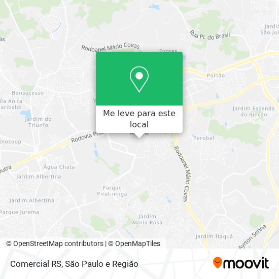 Comercial RS mapa