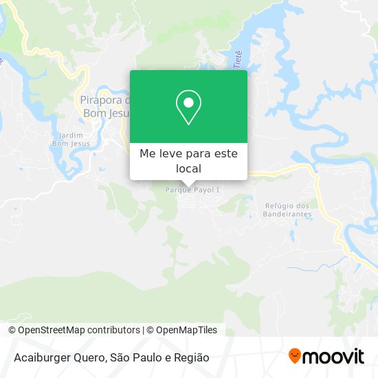 Acaiburger Quero mapa