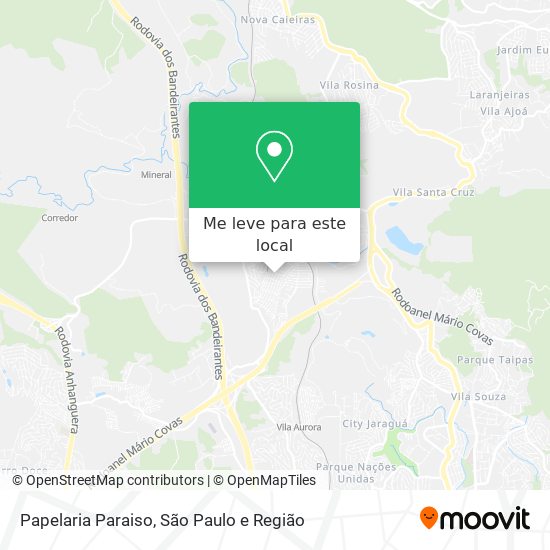 Papelaria Paraiso mapa