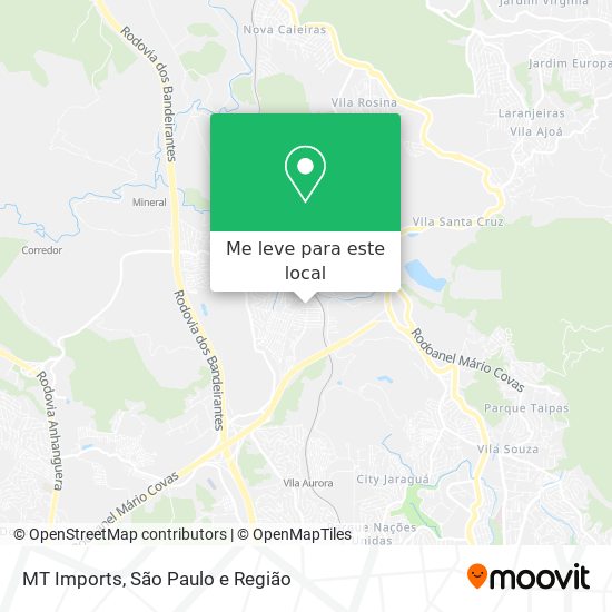 MT Imports mapa