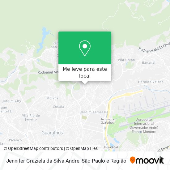 Jennifer Graziela da Silva Andre mapa