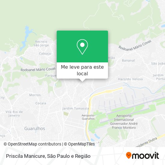 Priscila Manicure mapa