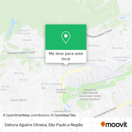 Debora Aguirre Oliveira mapa