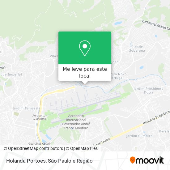 Holanda Portoes mapa