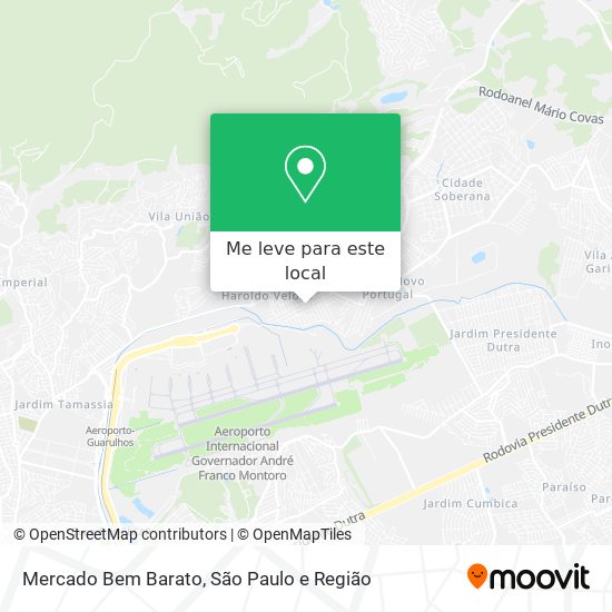 Mercado Bem Barato mapa
