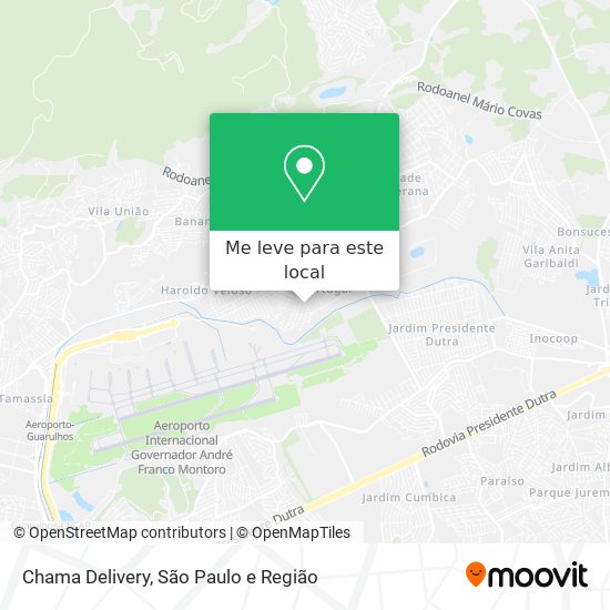 Chama Delivery mapa