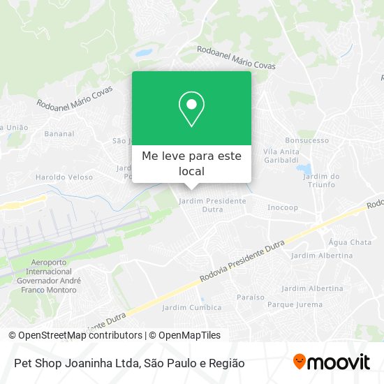 Pet Shop Joaninha Ltda mapa