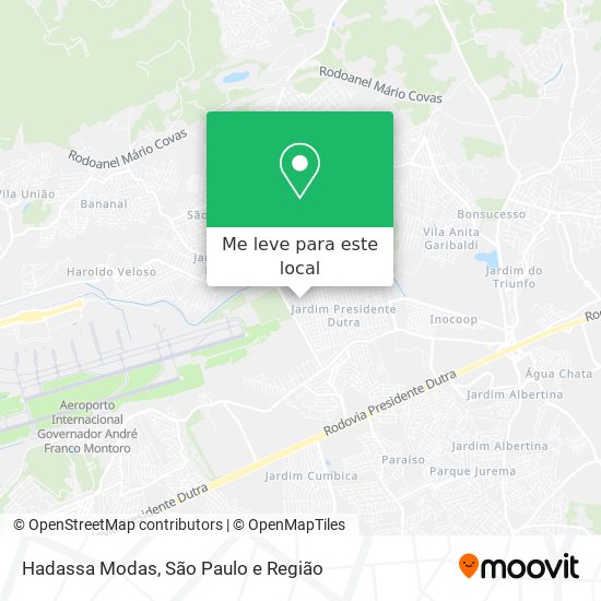 Hadassa Modas mapa