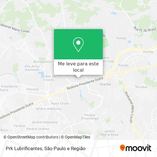 Prk Lubrificantes mapa