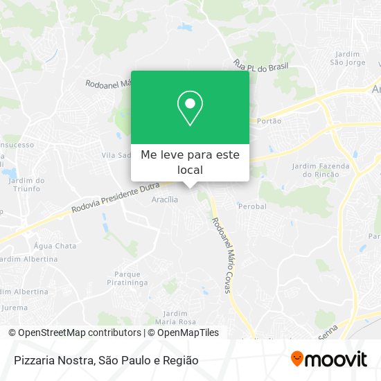Pizzaria Nostra mapa