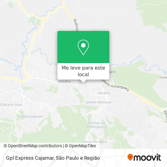 Gpl Express Cajamar mapa