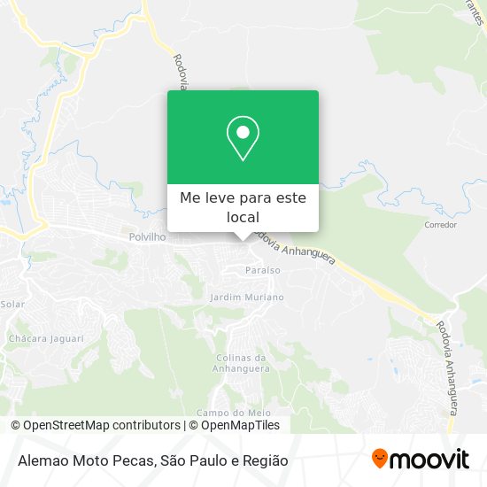 Alemao Moto Pecas mapa