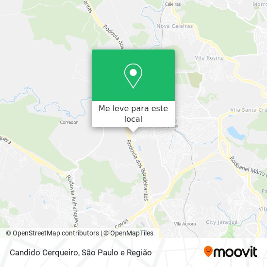 Candido Cerqueiro mapa