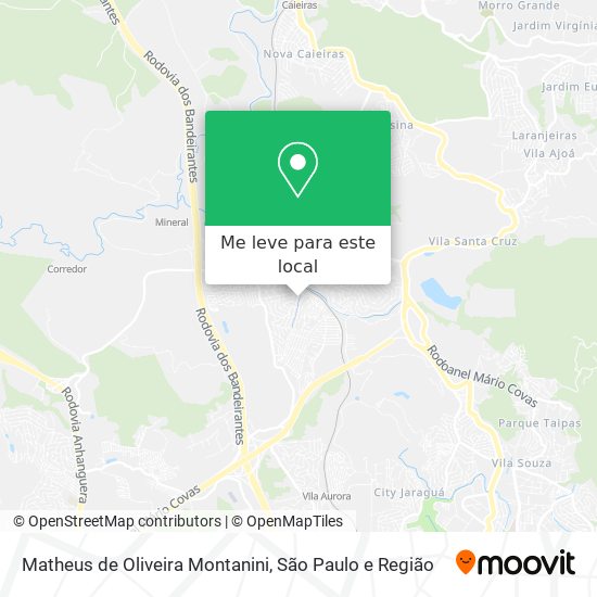 Matheus de Oliveira Montanini mapa