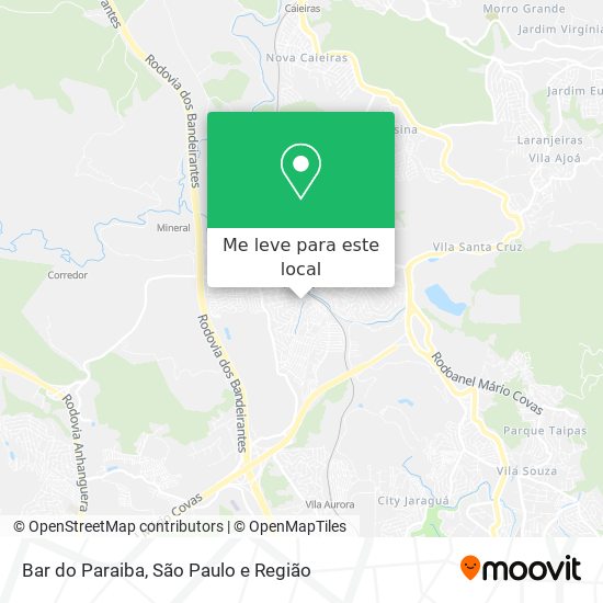 Bar do Paraiba mapa