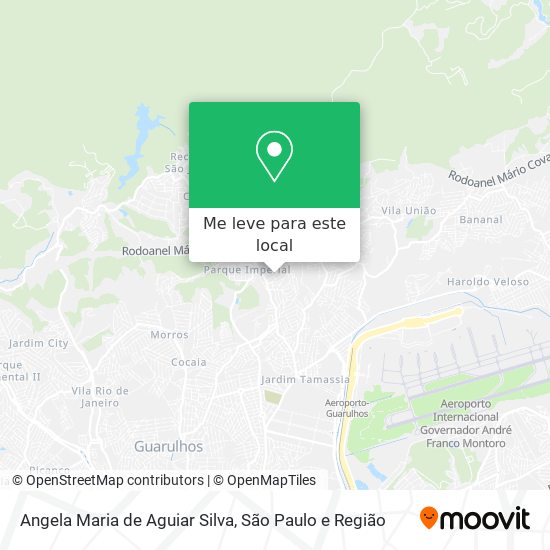Angela Maria de Aguiar Silva mapa