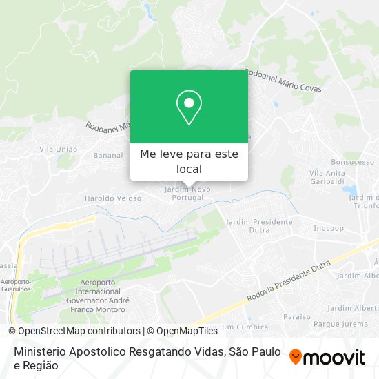 Ministerio Apostolico Resgatando Vidas mapa