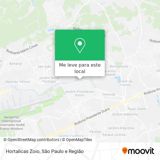 Hortalicas Zoio mapa