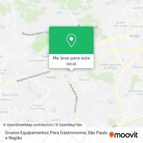 Grunox Equipamentos Para Gastronomia mapa