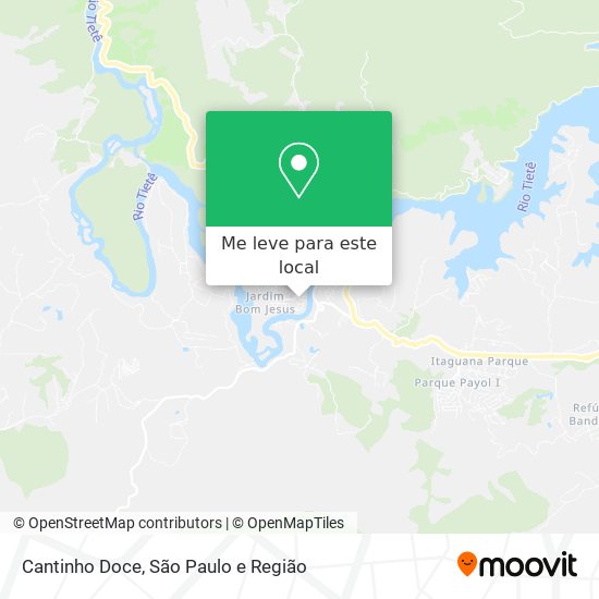 Cantinho Doce mapa