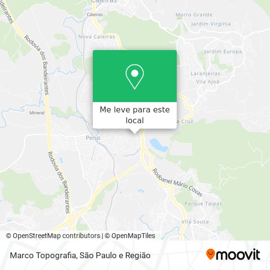 Marco Topografia mapa