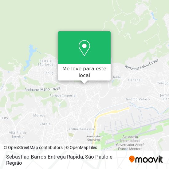 Sebastiao Barros Entrega Rapida mapa