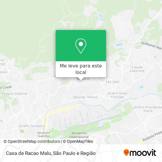 Casa de Racao Malu mapa