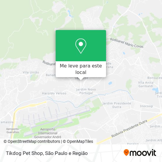 Tikdog Pet Shop mapa