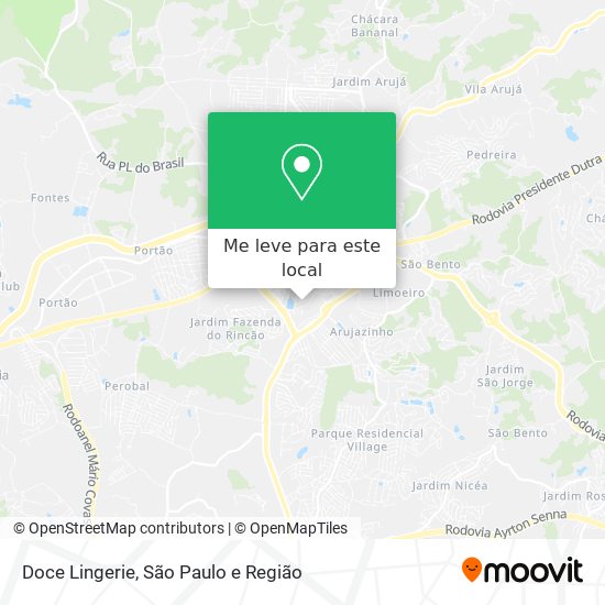 Doce Lingerie mapa