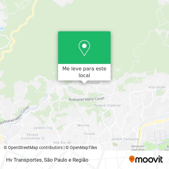 Hv Transportes mapa
