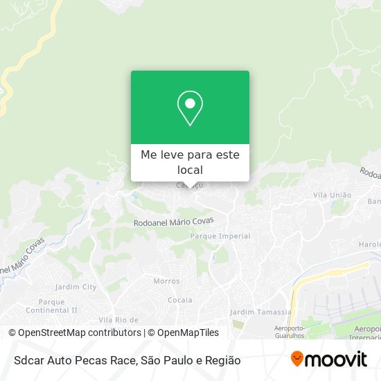 Sdcar Auto Pecas Race mapa