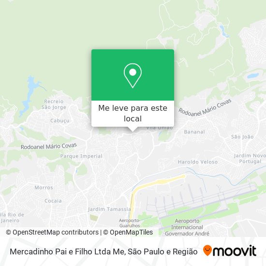Mercadinho Pai e Filho Ltda Me mapa