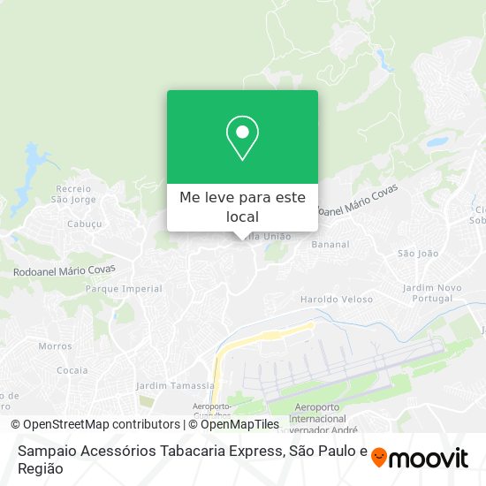 Sampaio Acessórios Tabacaria Express mapa