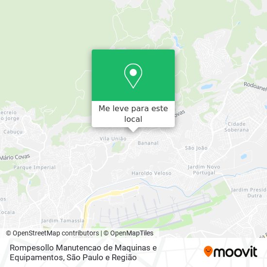 Rompesollo Manutencao de Maquinas e Equipamentos mapa