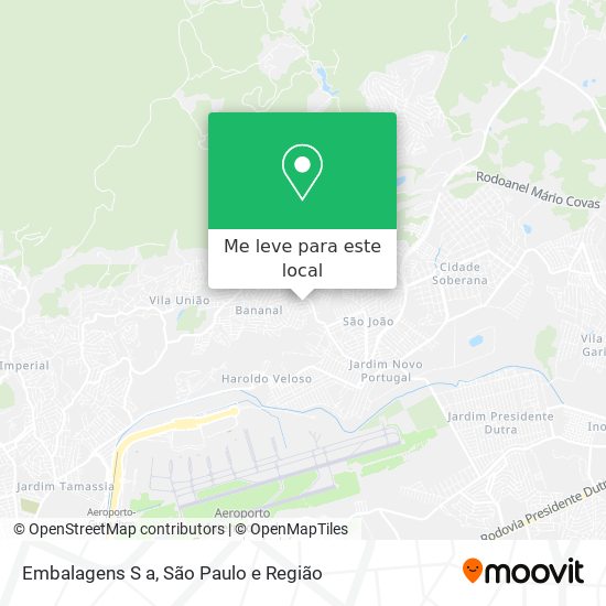 Embalagens S a mapa