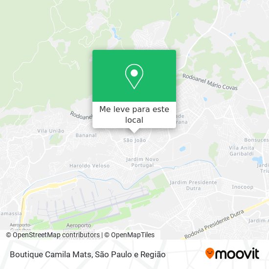 Boutique Camila Mats mapa