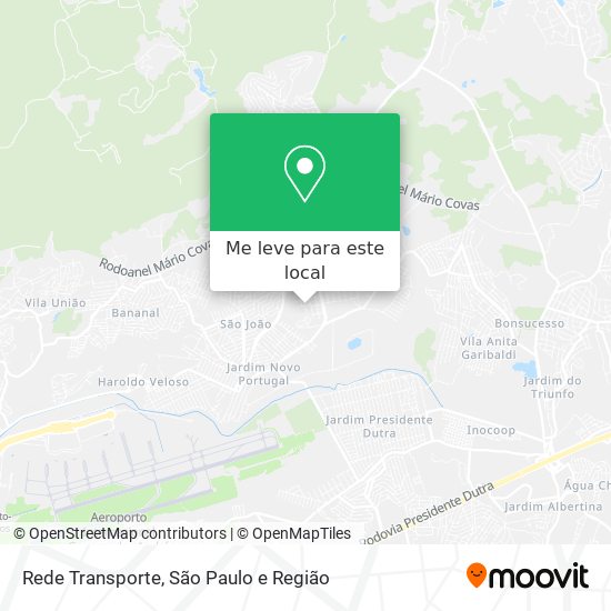 Rede Transporte mapa