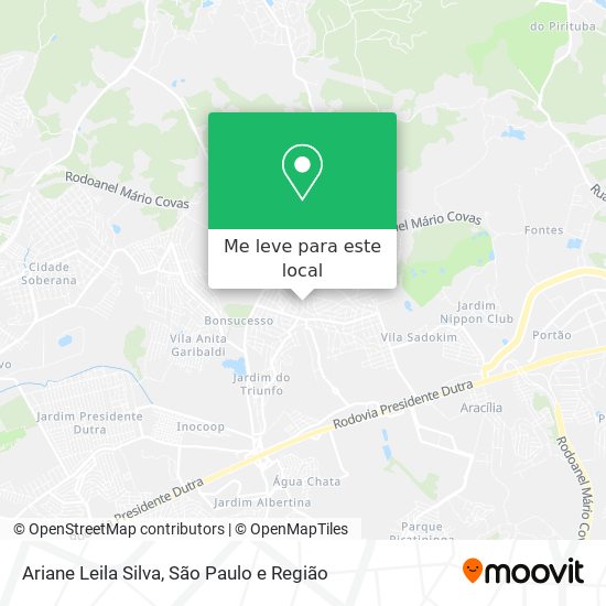 Ariane Leila Silva mapa