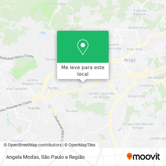 Angela Modas mapa